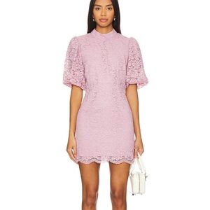 Steve Madden Pink Lace Mini Dress